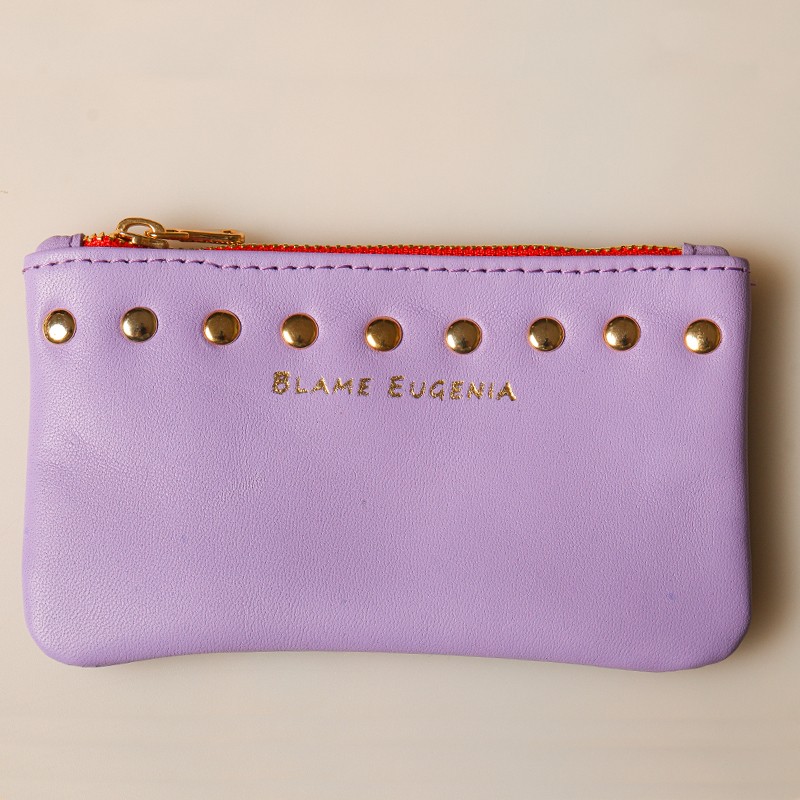 coin wallet studs lavender